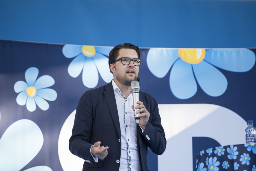 Jimmie Åkesson leader of the Swedish Democrats By Per Pettersson from Stockholm